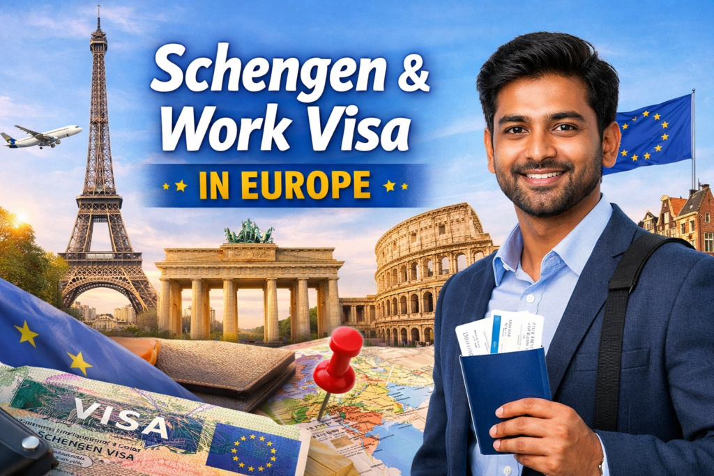 Schengen & Work Visa In Europe