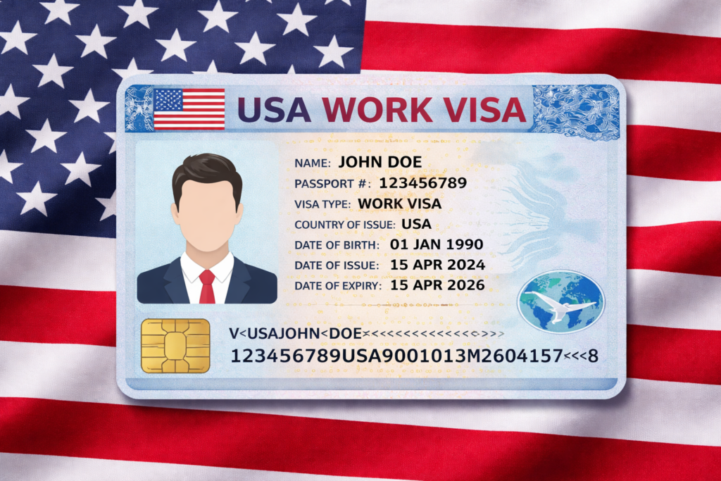 USA Work Visa From India